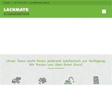 Tablet Screenshot of lachmayr-gmbh.de